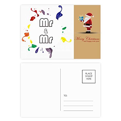 Lot de 20 cartes LGBT arc-en-ciel idéal comme cadeau de fin d'année original