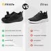 Imagen de FitVille Zapatos Anchos Hombre Cómodas Zapatillas Casuales Ajustables para Caminar para Pies Sensibles Negro 42