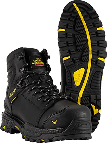 Image of Thorogood Infinity FD 6 inch Waterproof Composite Toe Work Boots for Men Made with Premium Full-Grain Leather and Slip-Resistant Anti-Fatigue Outsole; EH Rated