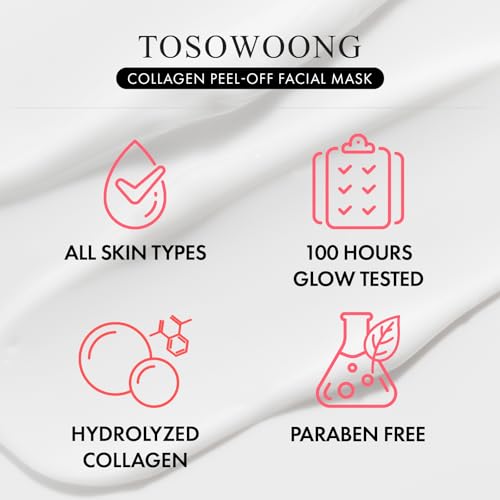 Real Collagen Fit, Hydrolyzed Collagen Wrapping Mask, Peel Off Facial Mask for elasticity, Hydrating, Glow, Glass Skin, Face Moisturizer, Self Care, Korean Skin Care, 50ml, 1.69 fl. oz. - Image 7