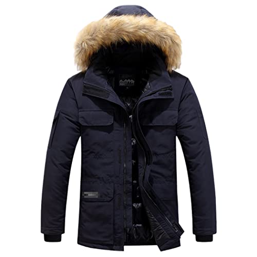 Parka d'hiver style décontracté pour homme élégant en ville