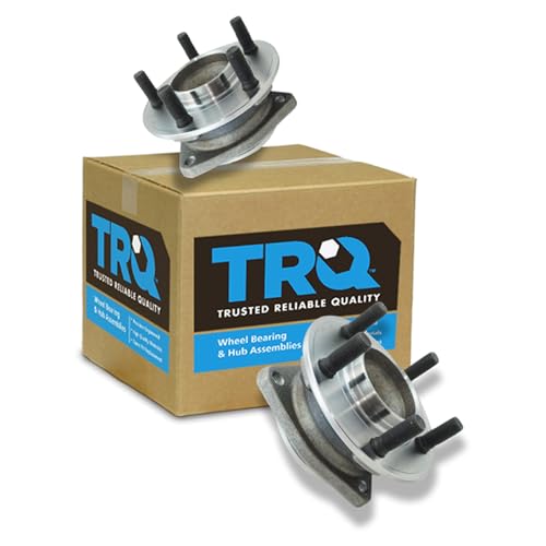 Image of TRQ 2 Piece Front Wheel Bearing & Hub Assembly Set Compatible with 2012-2023 Chrysler 300 Dodge Challenger Charger