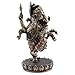 Top Collection Dancing Ganesh on Lotus Pedestal Statue- Lord of Success Sculpture in Cold Cast Bronze - 8-Inch Elephant Figurine