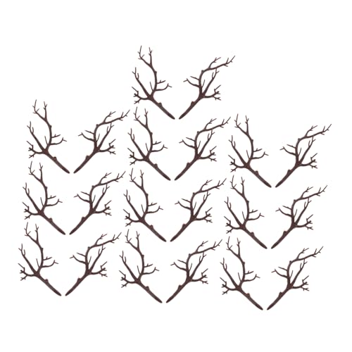 RORPOIR 12 Piezas Rama De Arbol Artificial Ramas De Abedul para Decorar Ramas para Decorar Ramas Secas De Navidad Rama De Árbol Artificial En Forma De Asta Ramas Falsas El Plastico Coffee