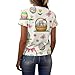Women's Short Sleeve Round Neck Loose Tops Fashion 2026 Summer Shirts Easter Printed Dressy Casual Blouse T Shirt