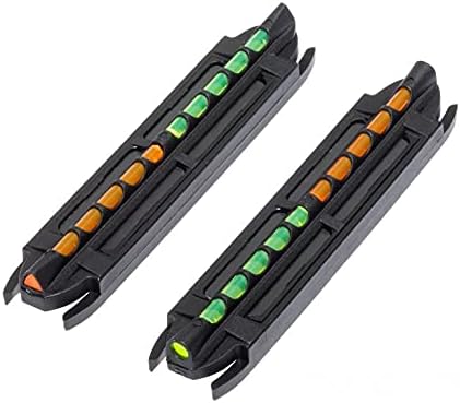 HIVIZ Model 300 Two-In-One Magnetic Base Rib Shotgun Sight Green & Orange, One Size
