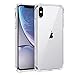 Transparent Case günstig Kaufen-Whioltl Hülle für iPhone X und iPhone XS, Durchsichtig und Stoßfeste Schutzhülle mit Weiche Silikon Handyhülle, Crystal Clear Transparent Bumper Case, [Militärischer Fallschutz] [Nicht Vergilbend]