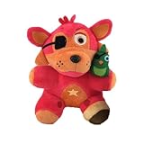 MAGIC SELECT Peluche Rockstar Foxy (18 cm) Compatible con Five Night at Freddy FNAF, Muñecos de Animales de Cinco Noches en Freddy, Juguetes, Regalo de Cumpleaños para Niños
