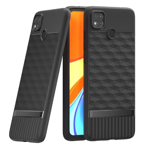 Image of Shockproof Case for Mi Redmi 9 / 9C / 9 Activ / 10A / Poco C31 | Full Camera Protection | TPU Flexible Back Cover for Mi Redmi 9 / 9C / 9 Activ / 10A / Poco C31 (Matte Black)