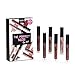 NYX PROFESSIONAL MAKEUP Lipstick Set 6-Piece, The Perfect Nude Lip Kit, Matte Liquid Lipstick Includes Exotic, Seduction, Confident, Silk Indulgent, Bustier, Cabaret Show (6 Shades)