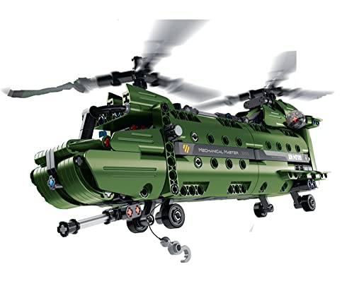 CH-47 Chinook Technik Bausteine Hubschrauber 2in1 Klemmbausteine Modell