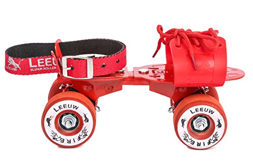 Image of LEEUW *Leeuw FIRE Roller Skates* Standard Size in RED Colour