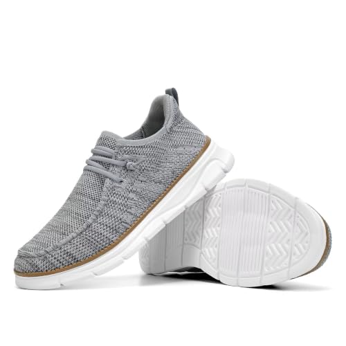 Image of Mens Slip-on Loafers Comfortable Boat Shoes Casual Walking Sneakers Mesh Business Oxfords Work Lightweight Soft Sole