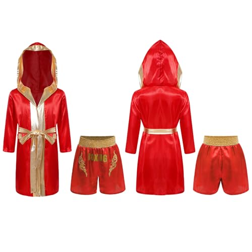 Disfraz Completo de Boxeo Infantil 10 Años miniatura 3