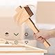 LATRAT 1 Pcs Buche Holzhammer Hammer Professionelle Holzbearbeitung Hammer Holzbearbeitungswerkzeug für DIY Zimmerei Holzbearbeitungswerkzeug 245 mm