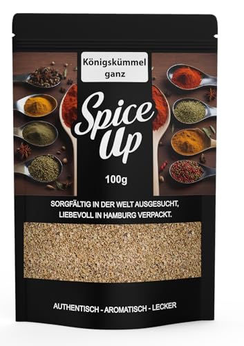 Spice Up Königskümmel ganz 100g – Ajwain Seeds 100g – 100% naturreine Königskümmelsamen –...