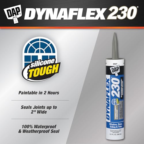 DAP Dynaflex 230 Premium Elastomeric Sealant Gris 10.1 Oz Pack 12 miniatura 3