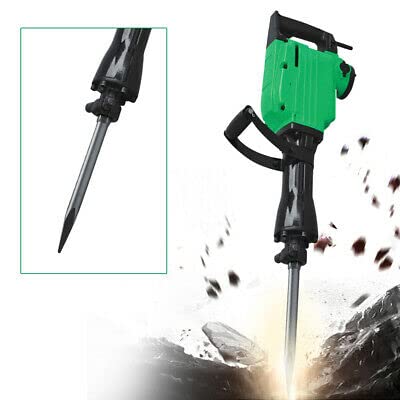 220V/1500W Grün Elektro Betonmeißel Beton Abbruchhammer Elektrowerkzeuge Rotationshammer Mit 1 Spitzmeißel – Bild 4