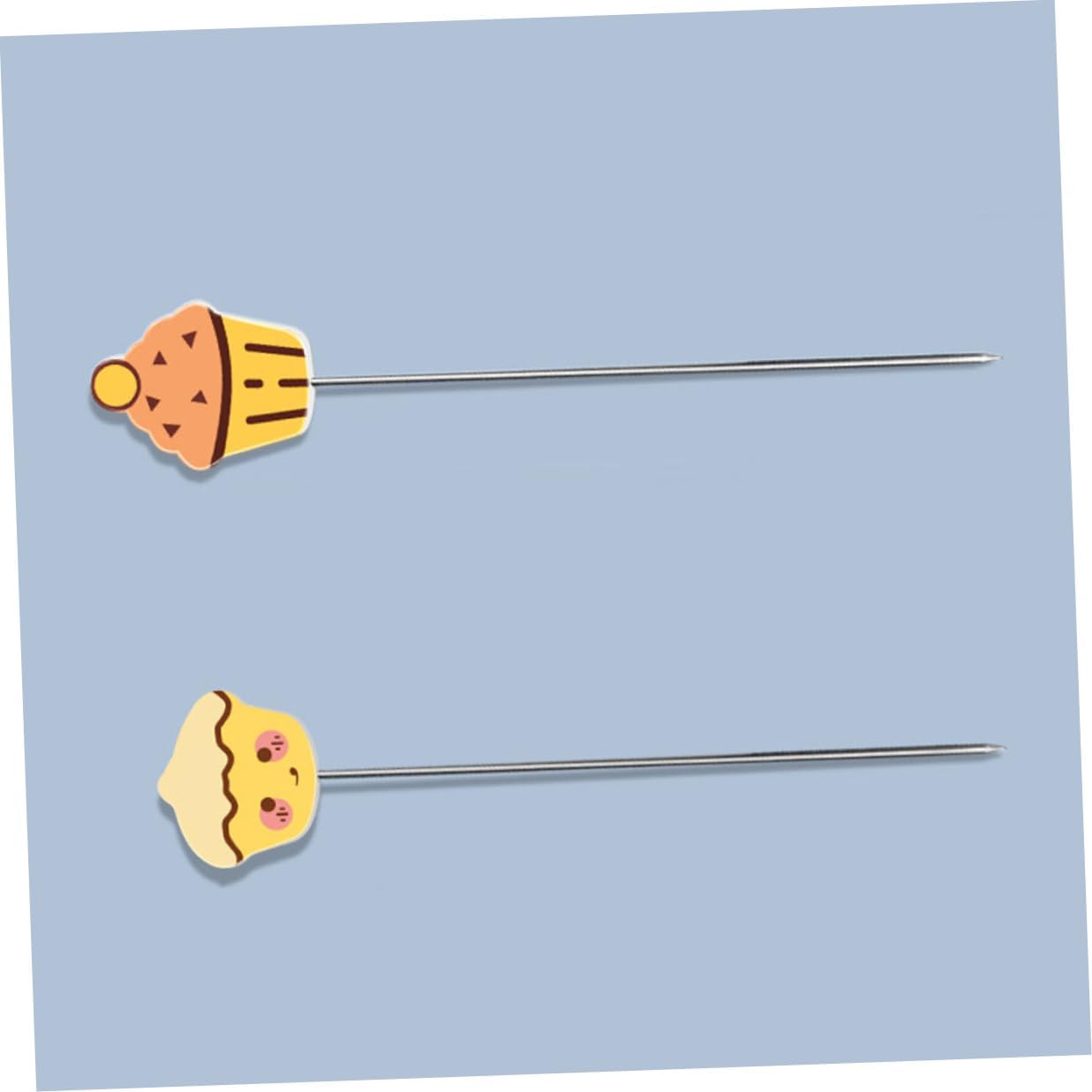 VICASKY 6pcs Stainless Steel Cake Tester Needles Baking Probes for Doneness Testing DIY and Professional Bakers Multifunctional Kitchen Tool with Varied for Cakes Cookies Bread