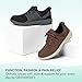 Orthofeet Men's Orthopedic Black Siron Hands-Free Casual Shoe, Size 10.5