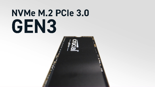 Crucial P3 1TB M.2 PCIe Gen3 NVMe Internal SSD - Up to 3500MB/s