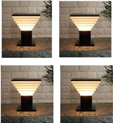 Areezo ARGL101 Gate Light Outdoor Lamp (Black) Pack of 4-image-4