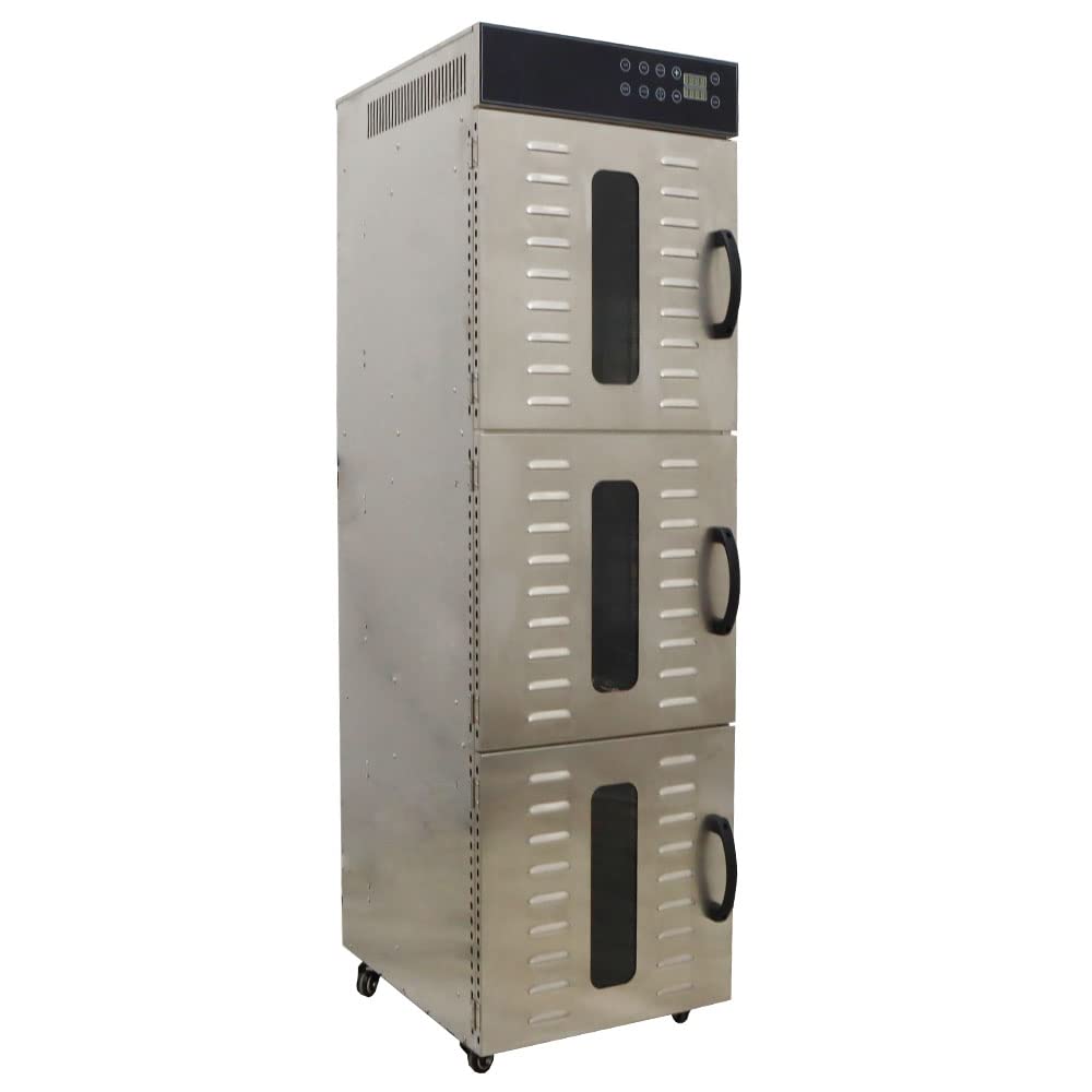 Máquina deshidratadora de alimentos de 36 capas, máquina comercial de acero inoxidable para secador de frutas y verduras, secador de alimentos para mascotas, deshidratador de alimentos 5