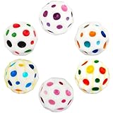 PAKSPAK 6 Pack Moon Space Bouncing Ball, Bouncy Balls for Kids, Super High Bouncing Balls, Jumping Galaxy Ball, Easy to Grip and Catch