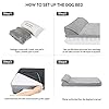 Bnonya-Orthopedic-Dog-Bed-Dog-Beds-for-Large-Dogs-Bolster-Pet-Bed-Washable-Dog-Bed-with-Pillow-and-Anti-Slip-Bottom Bnonya Orthopedic Dog Bed for Large Dogs with Pillow and Anti-Slip Bottom | Washable and Durable