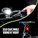 TRIXSON Bike Lights, Set of Front and Back | 4-Pack LED Bicycle Headlight Set Will Help Keep You Safe When Riding at Night | Long-Lasting Bike Headlight and Tail Light Are Super Easy to Install TRIXSON Bike Lights, Set of Front and Back | 4-Pack LED Bicycle Headlight Set Will Help Keep You Safe When Riding at Night | Long-Lasting Bike Headlight and Tail Light Are Super Easy to Install