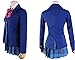 Lifeye Anime Love Live Cosplay Costume Students School Uniform Blue Coat with Skirt and 3 Bowknots