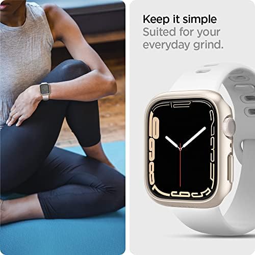 Spigen Thin Fit Case Compatible with Apple Watch Series 8/7 (41mm) - Starlight