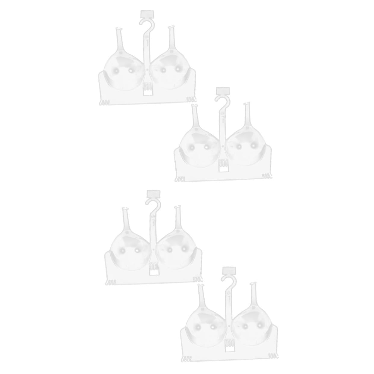 VICASKY 4 Pezzi Manichino Femminile per e Intimo in Plastica Espositore Donna per Negozio Vestiti e Biancheria con Contorno Riutilizzabile e Durevole
