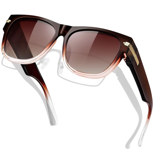Image of KANASTAL Over Glasses Sunglasses Square Fit Over Polarized Sunglasses UV400