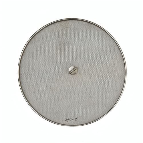 Image of Inme Stainless Steel Net Cover Lid for Vessel Utensil, Milk Cover Jali Multipurpose Net lids for Fruits Food Bowls Kadai Plate Mesh Strainer in Kitchen Dining Table - Set of 4, Silver