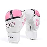 Boxhandschuhe Für Männer Und Frauen-Wettbewerb Kämpfen Gym Praxis Youth Training Sanda Fitness Erwachsene Boxen Sanda Handschuhe OPF Handschuhe,Rosa,8oz