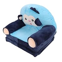 Children Folding Sofa, Children Sofa Toddler Sofa Soft Plush Children Couch Kid Lounge Chair for Home Kindergarten Monkey
