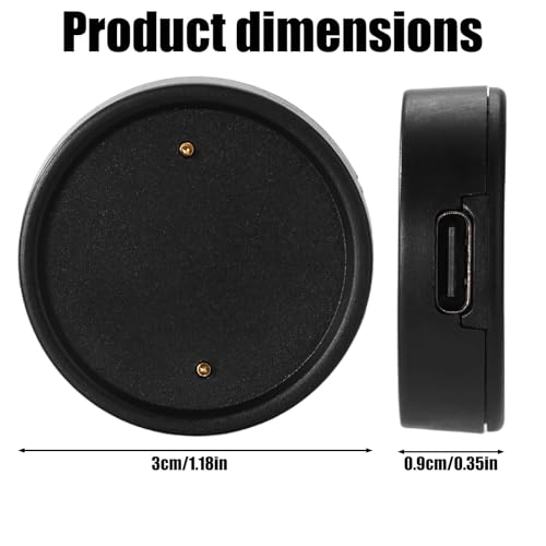 BTFO 2stk Magnetische Type-C-Ladestationen für Amazfit Bip 6 / Active 2 / Active 2 Square Smartwatches, Ersatz-Ladestation mit Type-C-Ladekabel