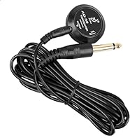 A professional Piezo Contact Microphone pickup with volume control Contact microphones pick up sound by being in direct contact with the sound source With 6.35mm output plug, approx. 3 meters audio cable for connection. Mini piezo pickup transducer, ...