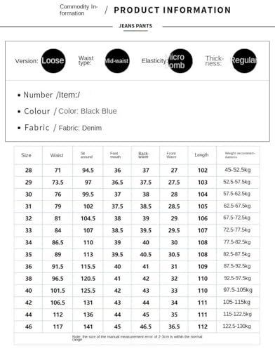 Jeans Pants Trousers Denim Fat Plus Large Stretch Business Trendy Casual Loose Commuter Straight Leg for Men2