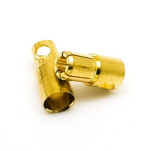 Conectores banana de 150A y 6mm con baja resistencia para evitar sobrecalentamiento