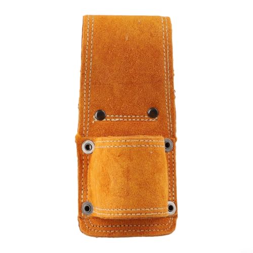 Image of Linhexis Cowhide Leather Hammer Holder for Tool Belt, Single/Double Loop