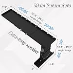 Étendeur Extendeur extra-long, lourd de charge Niveau d'échelle 400LBS Capacité de poids 20.5" - 36.2" Longueur réglable & 13.1.- 19.3. , Fit pour les échelles simples & Échelles d'extension