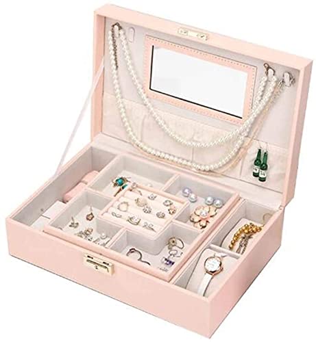 Boîte à bijoux avec clé coeur le cadeau idéal avec miroir