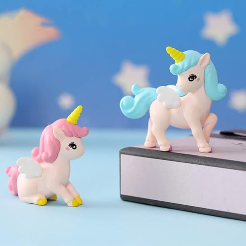 Image of CraftVatika Miniature Unicorn Showpiece Gift for Kids Girls Sister Girlfriend, Home Decor Items, Table Shelf Decoration Items, Valentine Day Birthday, Car Dashboard Gift