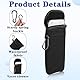 GEEHUA Universelle Handytasche mit Umhängeband, wasserdichte Neopren Handysocke, Handy Tasche für Wandern und Reisen, Handytaschen mit Schnalle (17,5 x 9 cm)