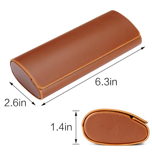 Image of Vemiss Hard Shell Eyeglass Cases, Lightweight Portable Glasses Case for Women Men