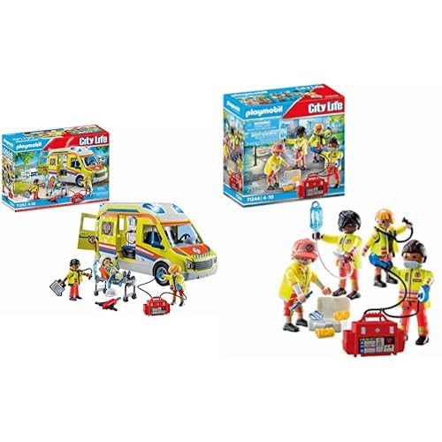 Playmobil 71202 City life : Ambulance avec effets lumineux et sonore Playmobil - vue 8