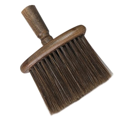 QUMIIRITY デスクトップ キーボード 窓隙間用クリーニングブラシ 柔らかい毛 ポータブル掃除用ブラシ 木製ハンドル付きほうき