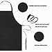 Homsolver 2 Pack Adjustable Bib Apron with 2 Pockets Liquid Drop Waterdrop Resistant Cooking Kitchen Restaurant Bar Apron Black Aprons Chef Apron Unisex Aprons for Women Men (Black Apron, Two Packs)